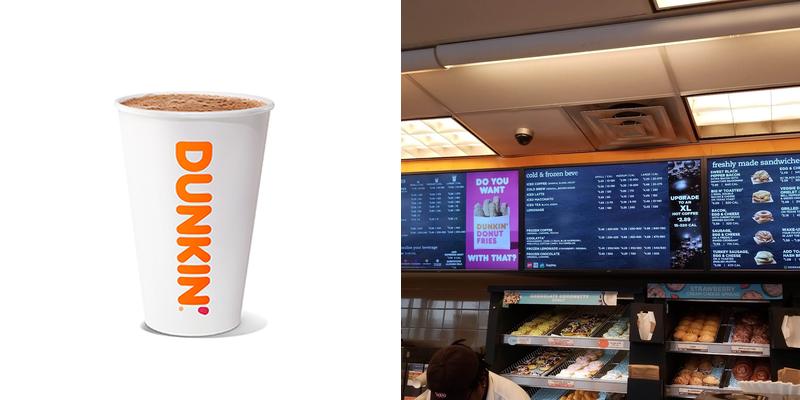Dunkin' Menu