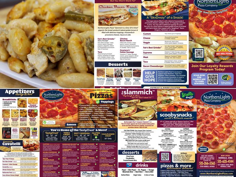 Northern Lights Pizza (116) Menu