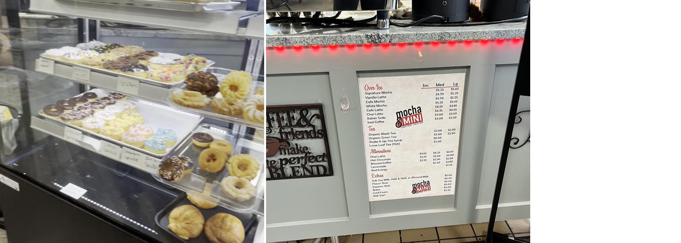 Mocha & Mini LLC Menu