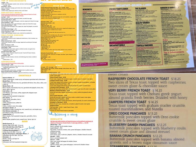 Scrambled Menu