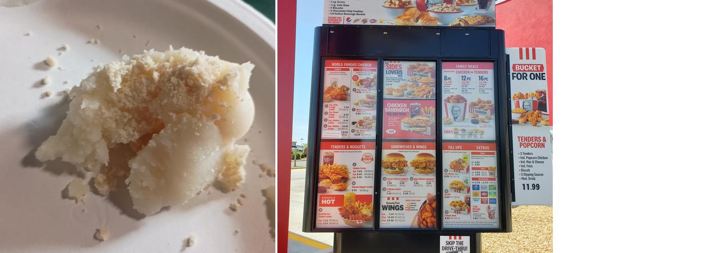 KFC Menu