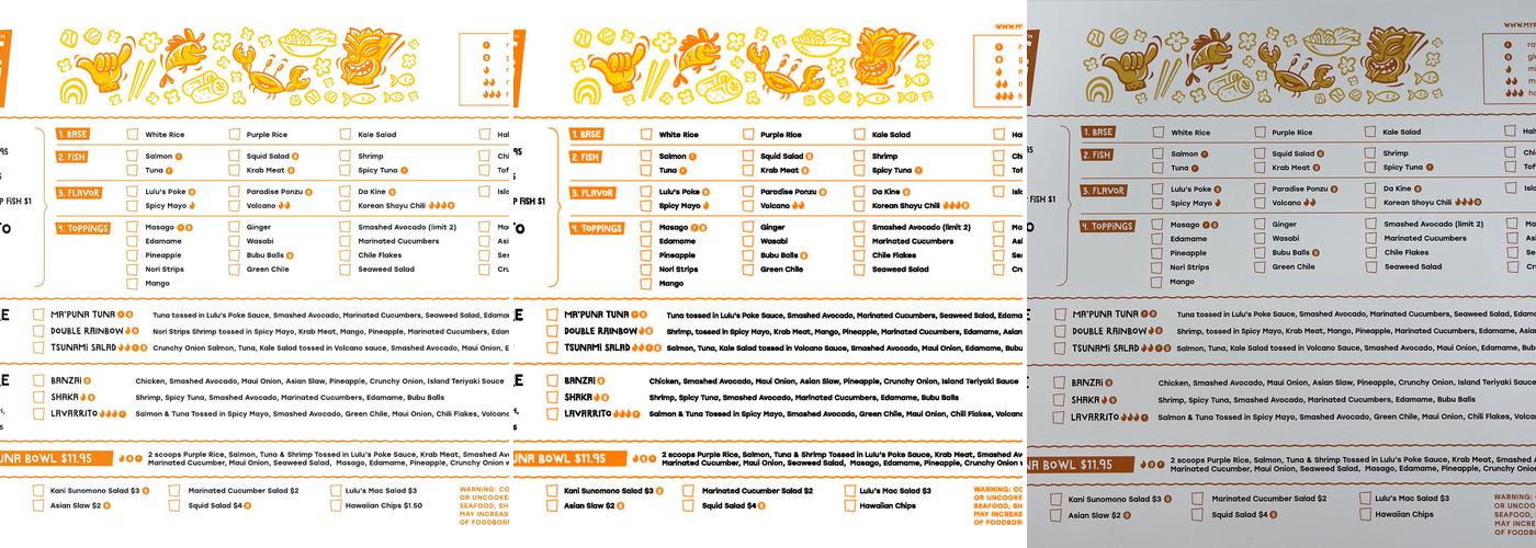 Sushi Freak Menu