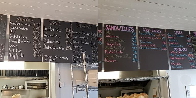 Border Town Market Cafe Menu