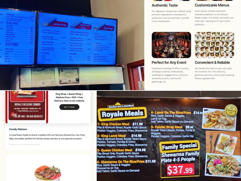 Shawarma Royale Menu