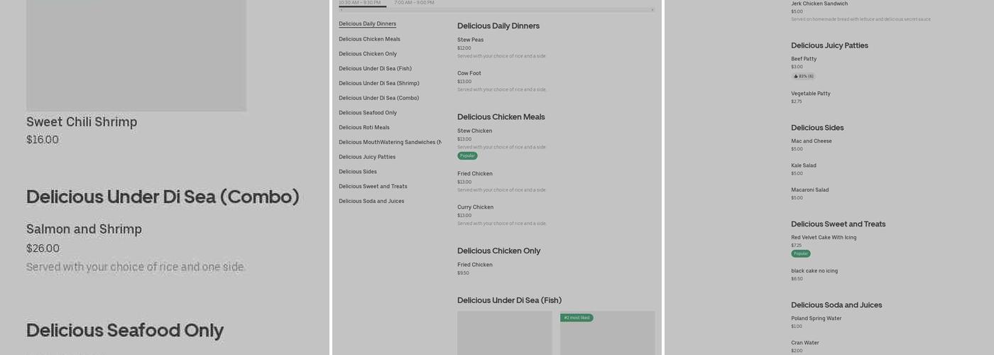 Eats Delicious Bakery & Restaurant Menu