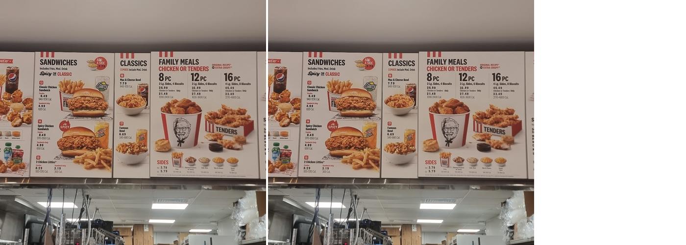 KFC Menu