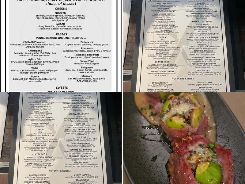 skratch kitchen Menu