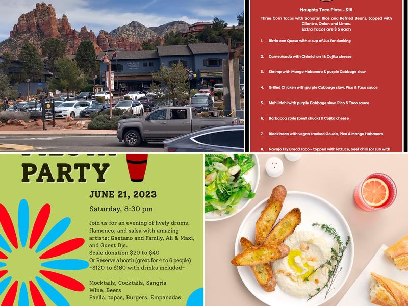 Sedona Food Truck Menu