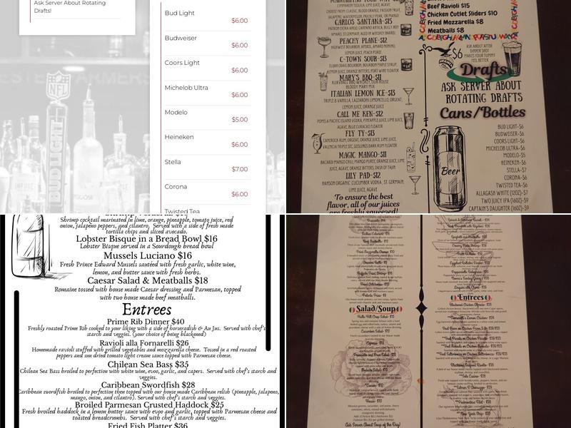Fornarelli's Menu