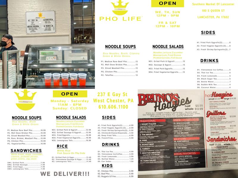 Noodle King SML Menu