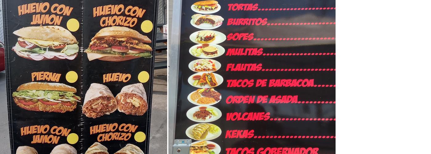 Taqueiros Menu