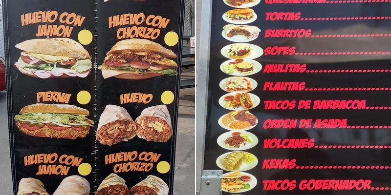 Taqueiros Menu