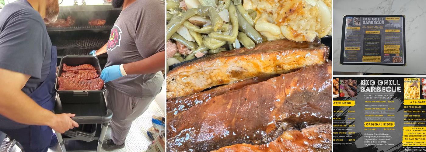 Big Grill Barbecue Company Menu