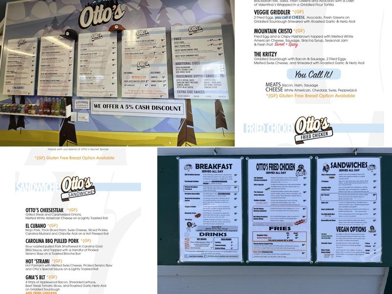Otto's Menu