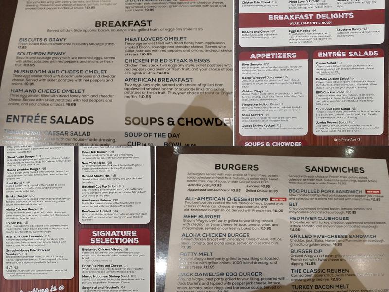 Red River Cafe Menu