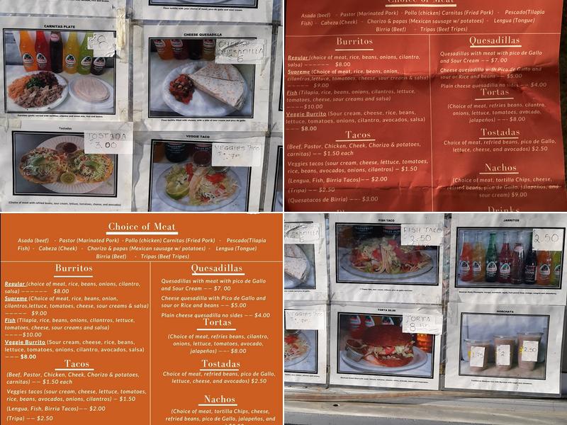 Tacos La Guelaguetza 2 Menu