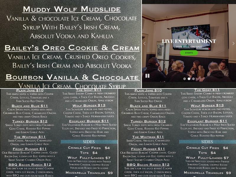Wolf Burger Menu