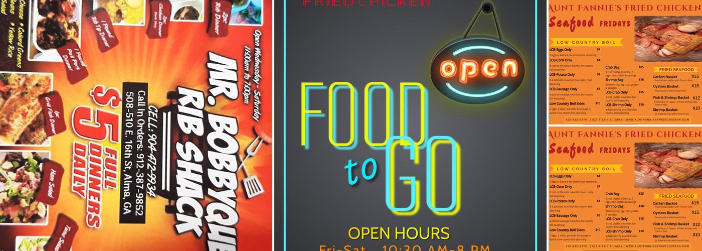 Aunt Fannie's Fried Chicken Menu