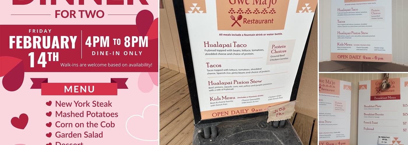 Hualapai Ranch Restaurant Menu