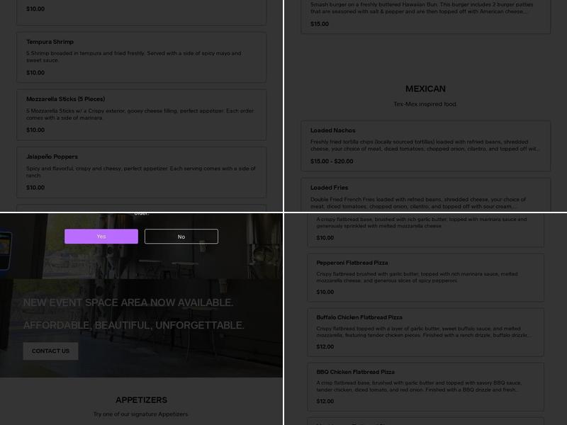 Good Day Brew Co Menu