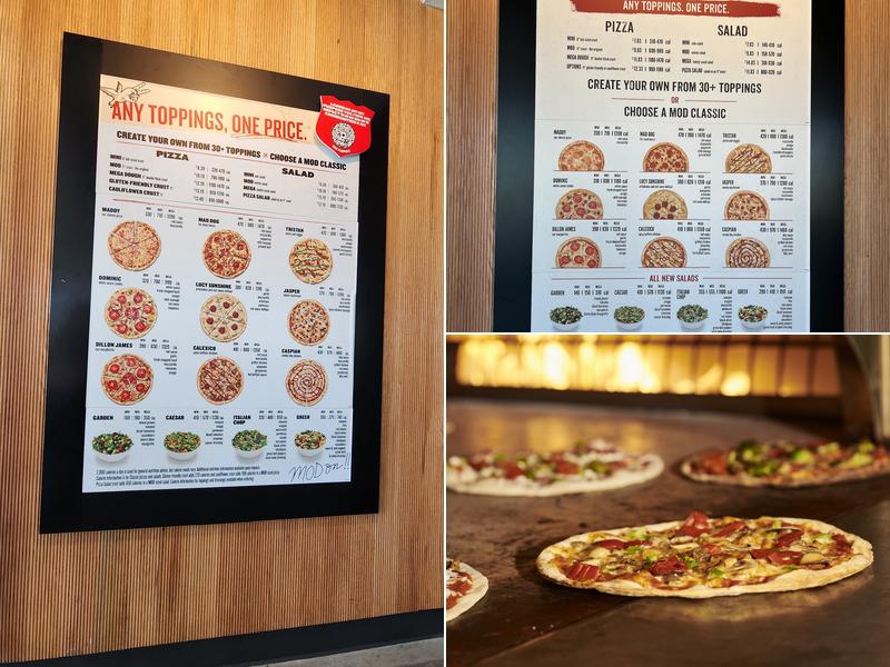 MOD Pizza Menu