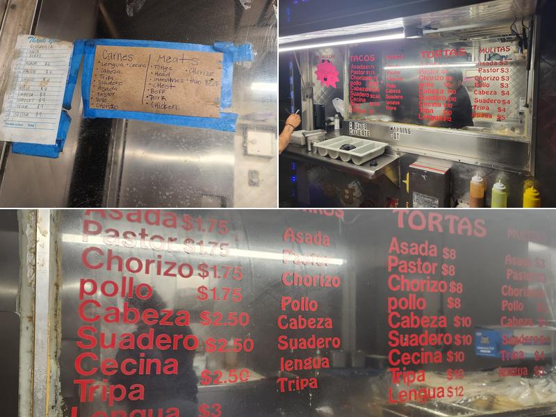 Taqueria Azteca Menu