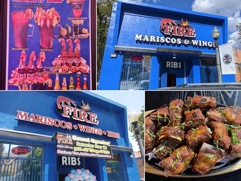 FIRE Mariscos, Wings, Ribs