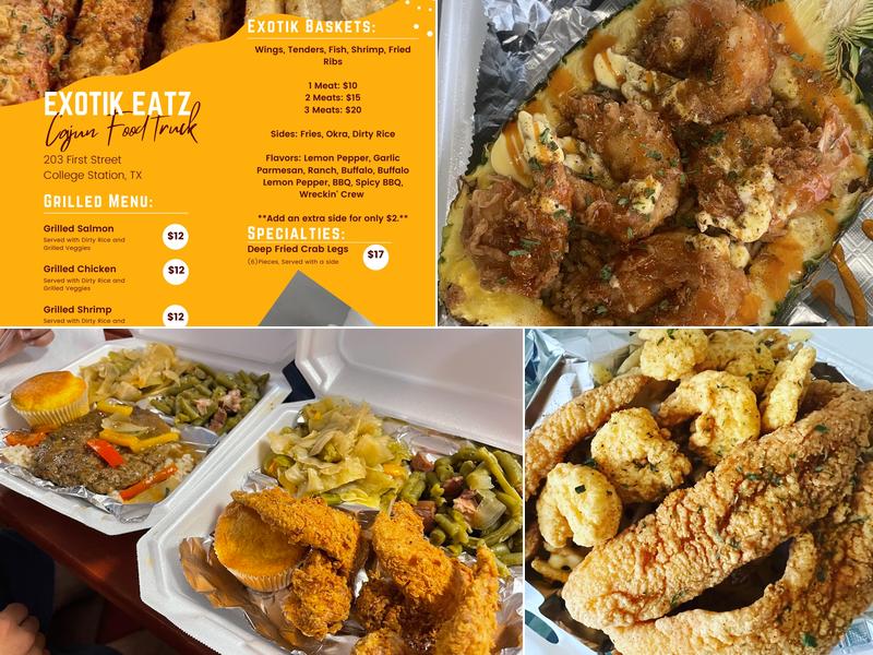 Exotik Eatz 308 East Martin Luther King Jr Street, Bryan