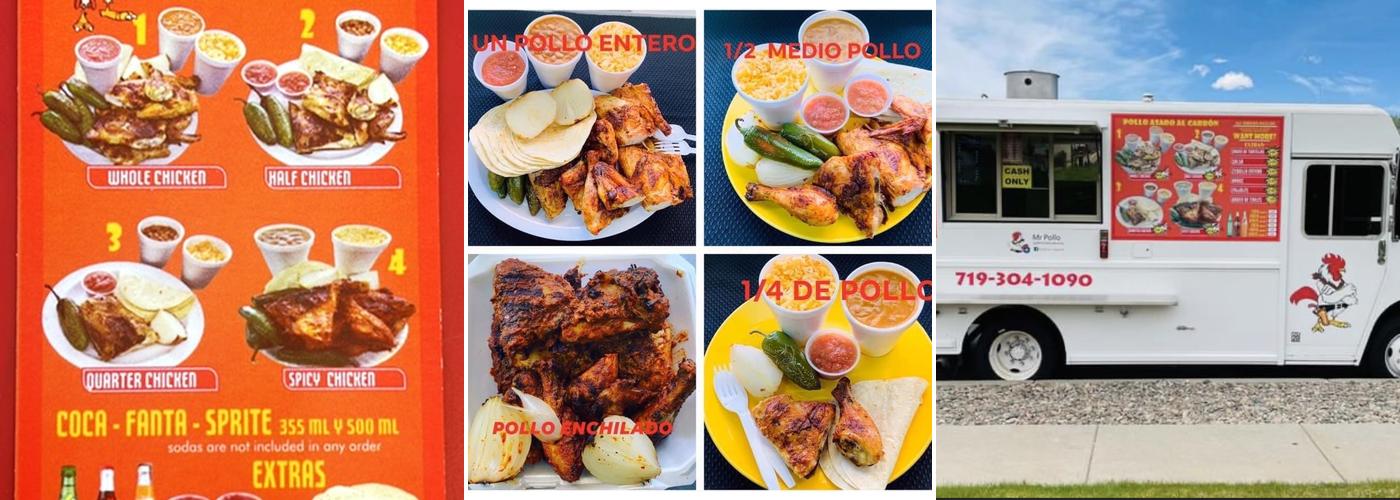 Mr. Pollo food truck Menu