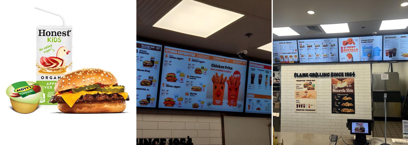Burger King Menu