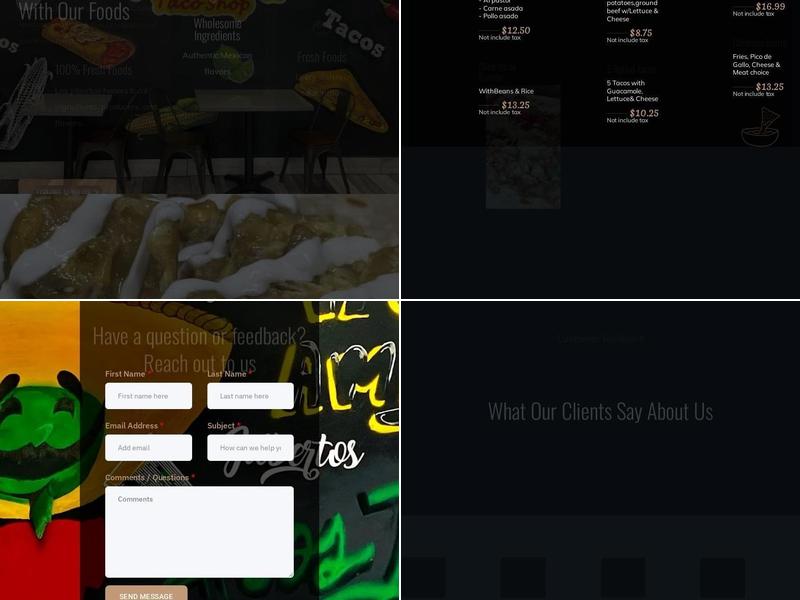 Los Jilbertos Taco Shop Menu