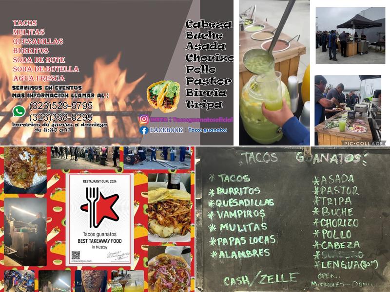 Tacos guanatos Menu