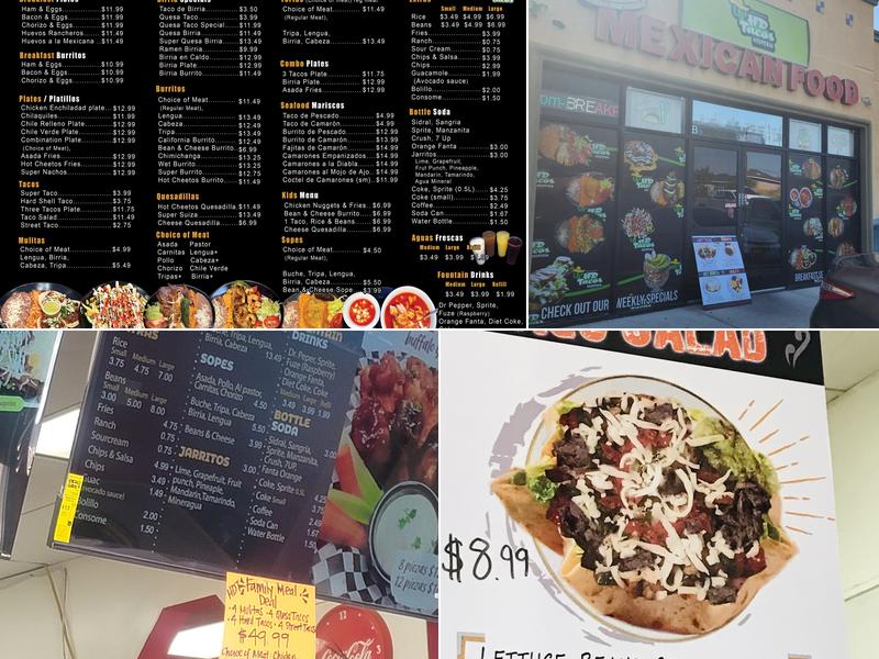 High Desert Tacos and more.. Menu