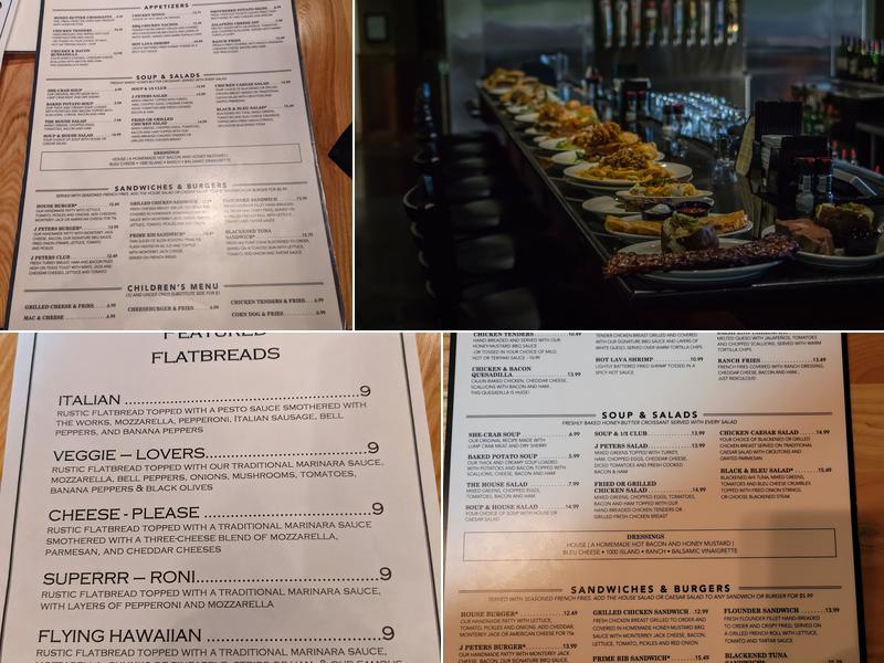 J Peters Grill & Bar - Chapin Menu