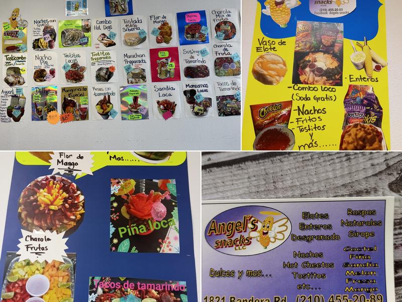 Angels snacks Menu