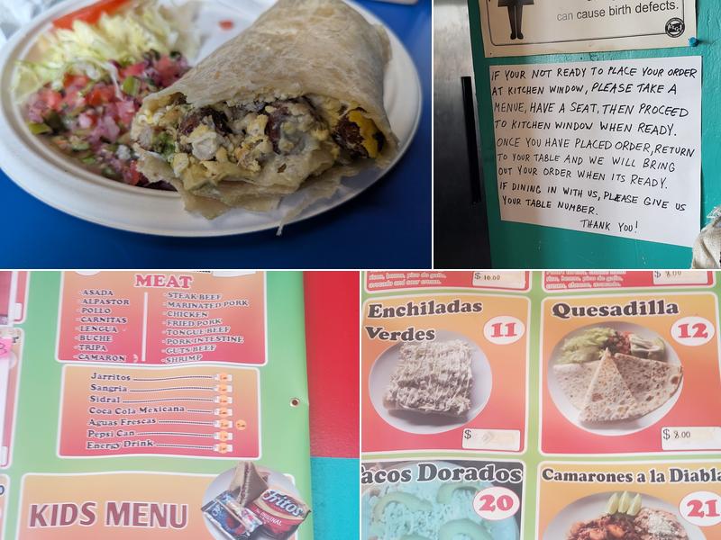 Luz Mexican Restaurant Menu