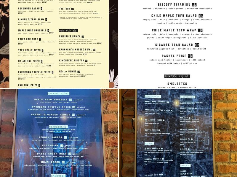 The Joint Menu