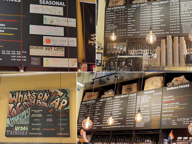 DeBeen Espresso Menu