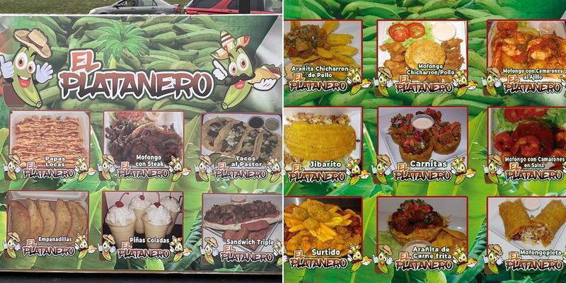 Platanero Restaurant LLC Menu