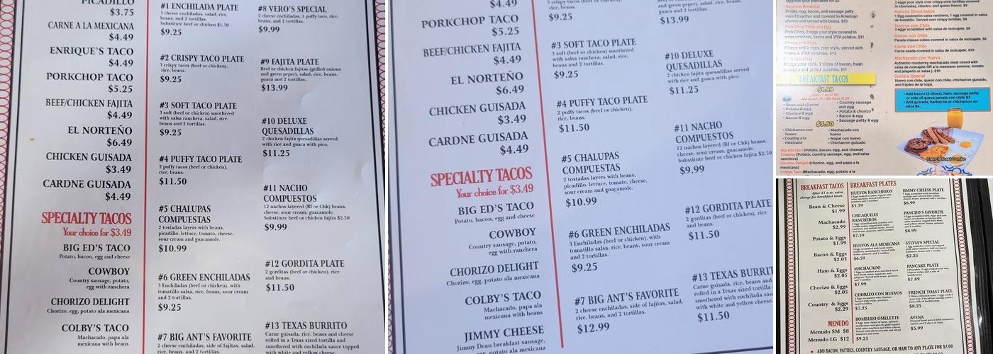 Sylvia's Restaurant Menu