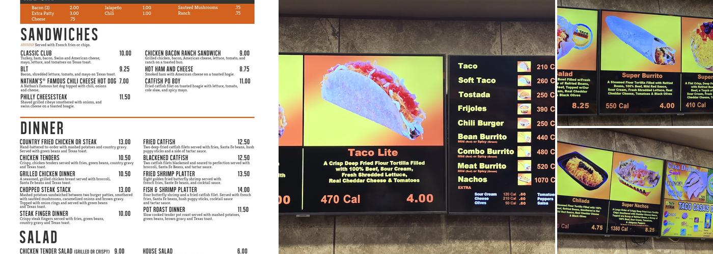 Taco Casa Menu