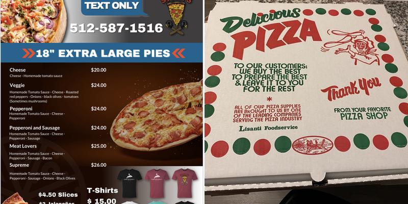 Stony's Pizza - West 6th Menu