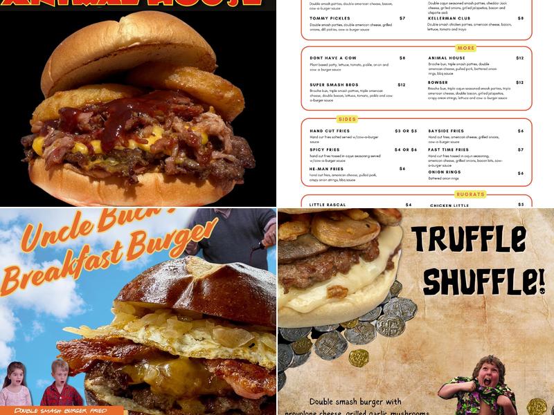 Retro burger company Menu