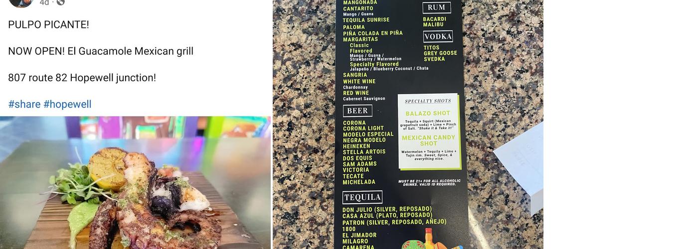 El Jalapeno Bar & Grill Menu