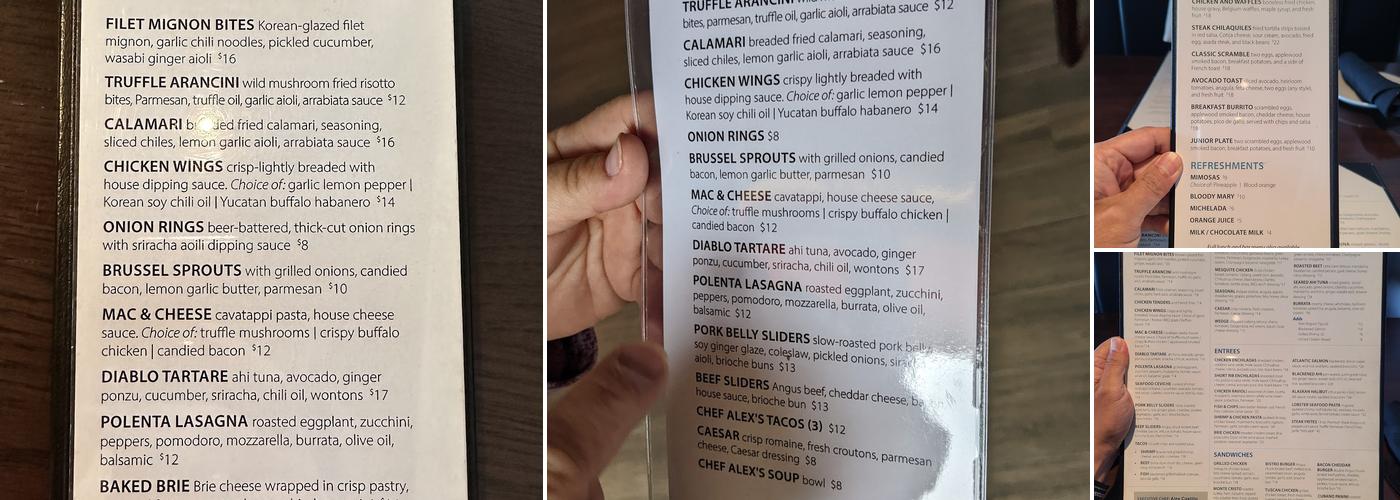 Latitude 34 Menu