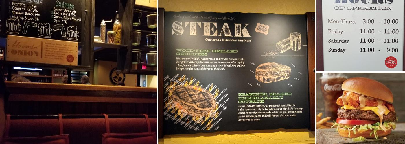 Outback Steakhouse Menu