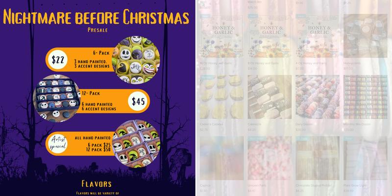 Many Macarons Bakery Menu