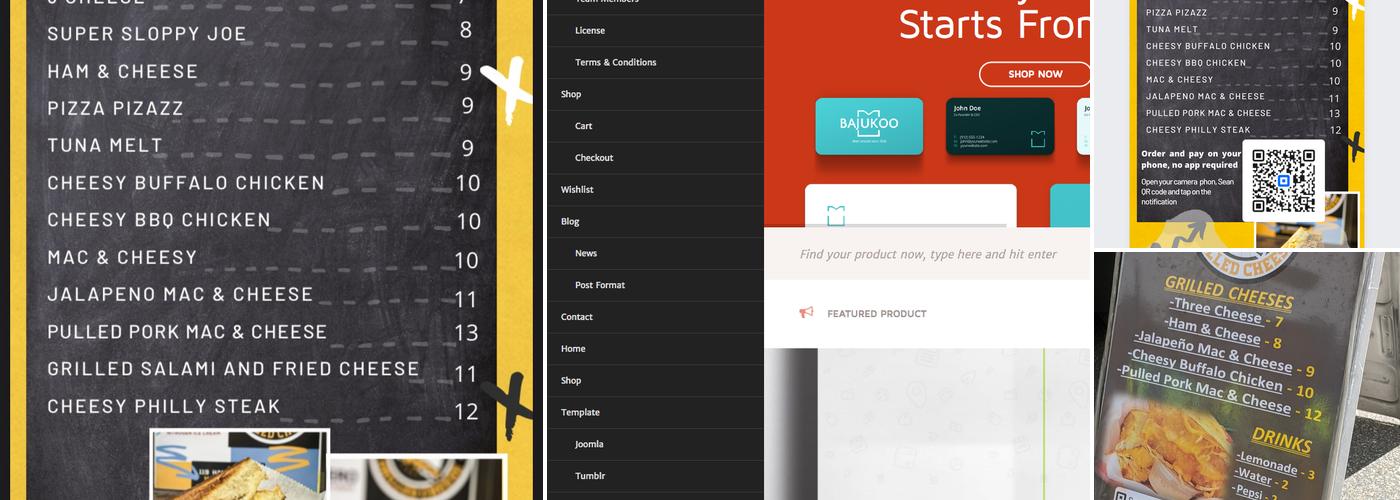 Prime Time Grilled Cheese Menu