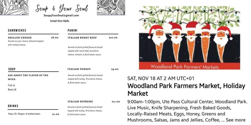 Soup 4 Your Soul Menu