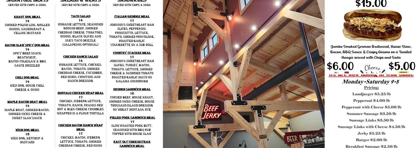 Johnson's Smokehouse & Sausage Menu
